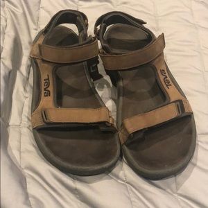Men’s Brown TEVA sandals size 9